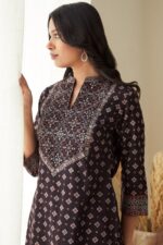 Sehra Nadia Ajrak Kurta - Image 5
